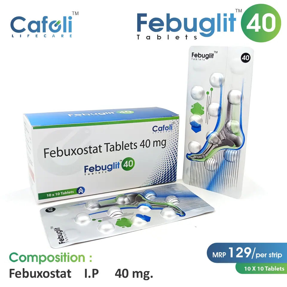 Febuxostat at the best price in PCD Pharma Franchise for Uric Acid Reduction